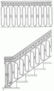 exterior metal stair rails, Santa Barbara, San Diego, Los Angeles, San Fernando Valley, Calabasas, Woodland Hills, Beverly Hills