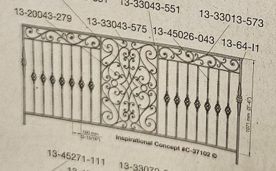 Iron Railing 1002-20