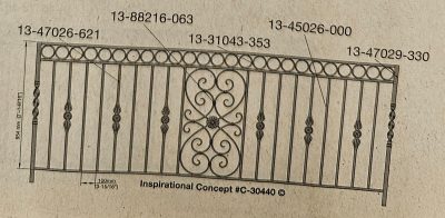 Iron Railing 1002-3