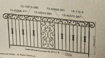 Iron Railing 1002-7
