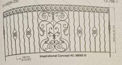 Iron Railing 1002-8