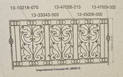 Iron Railing 1002-9