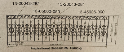 Iron Railing 1000-26