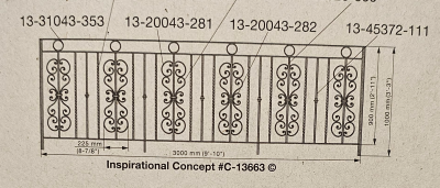 Iron Railing 1000-28