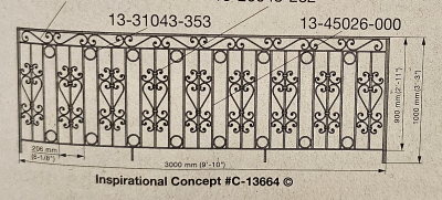 Iron Railing 1000-29