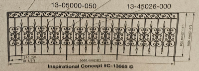 Iron Railing 1000-30