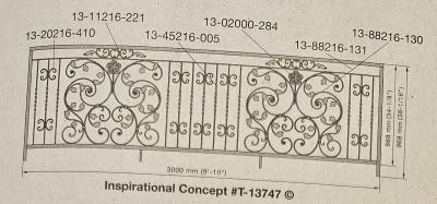 Iron Railing 1000-31
