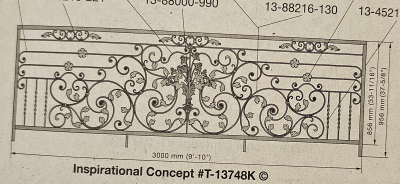 Iron Railing 1000-32