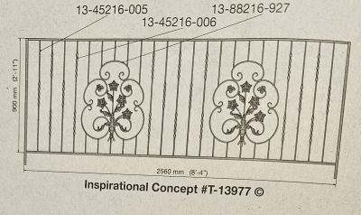 Iron Railing 1000-34