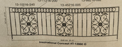 Iron Railing 1000-39
