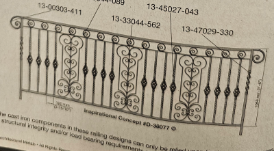 Iron Railing 1000-42