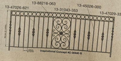 Iron Railing 1000-49