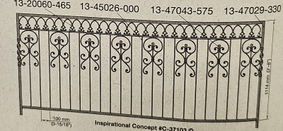Iron Railing 1000-52